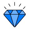 logo design premium blue