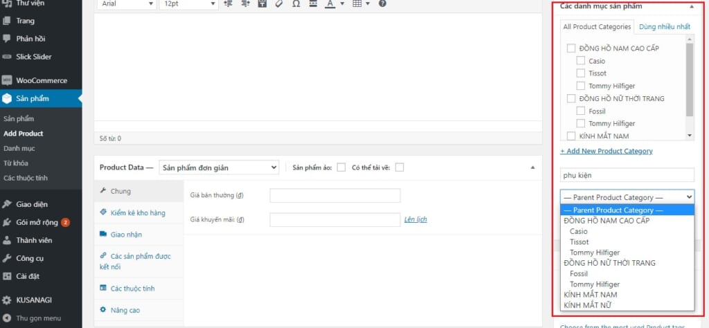 Hướng dẫn sử dụng theme001