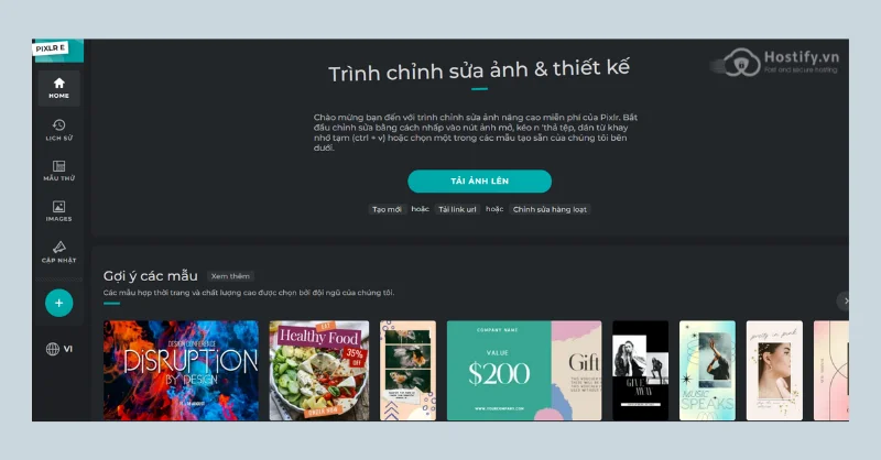 Phần mềm Pixlr được tích hợp nhiều tính năng để bạn dễ dàng chỉnh sửa ảnh một cách chuyên nghiệ