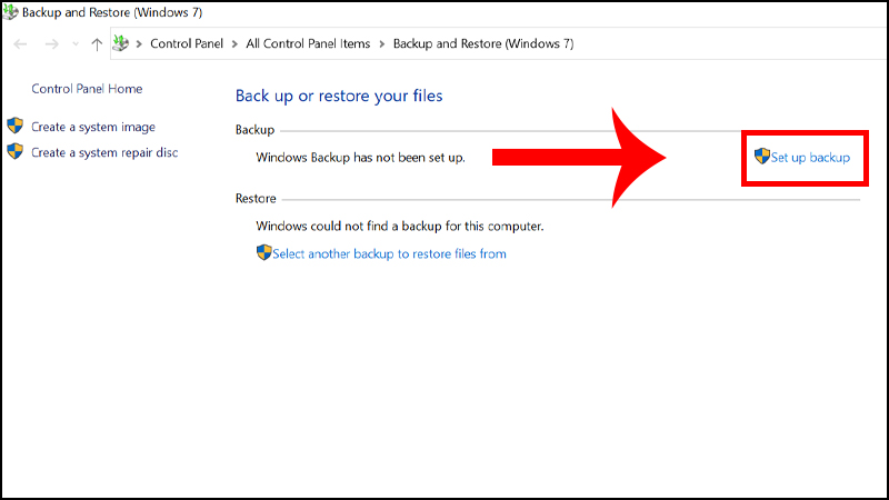 Hướng dẫn restore và backup windows 10 