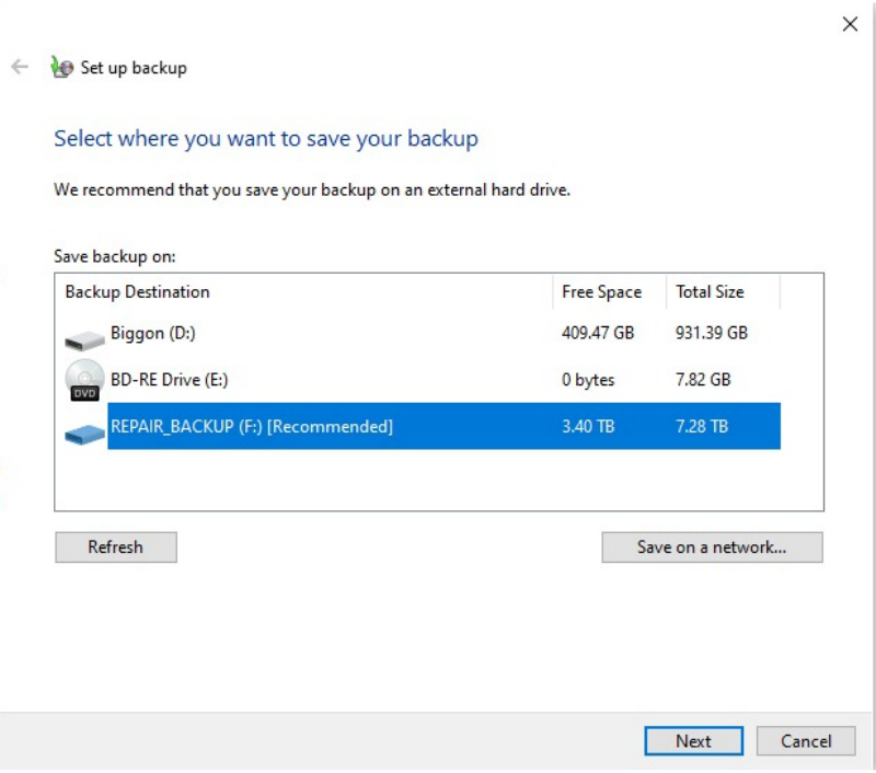 Hướng dẫn restore và backup windows 10 