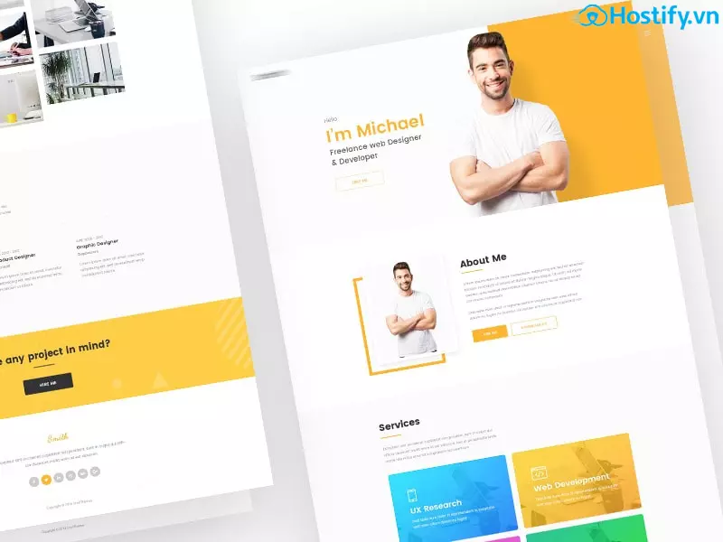 Một số mẫu portfolio cá nhân nổi tiếng