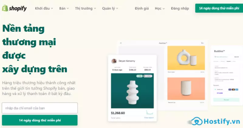 Nền tảng shopify là gì? Cách tạo trang web với shopify