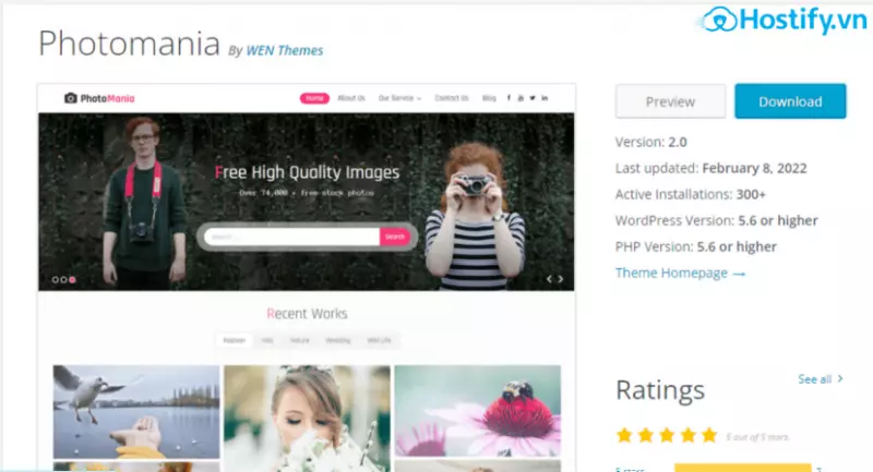 mẫu portfolio template free mới 
