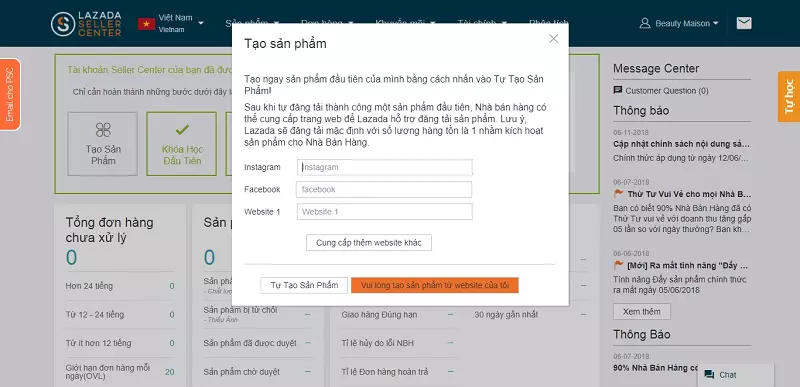 cách đăng ký bán hàng trên Lazada