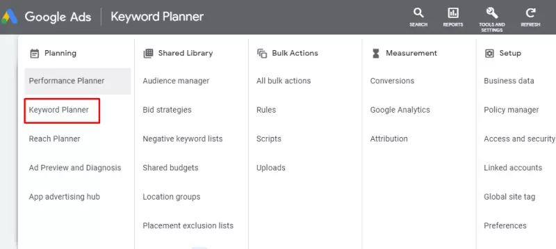 Hướng dẫn chi tiết cách sử dụng Google Keyword Planner 2022