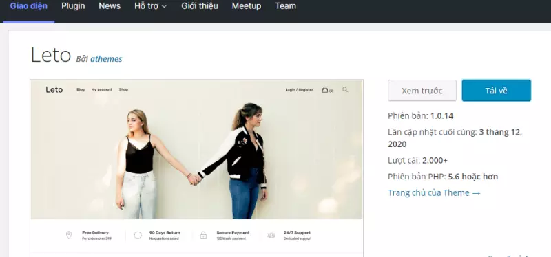 Top 10 Theme WordPress bán hàng chuẩn SEO