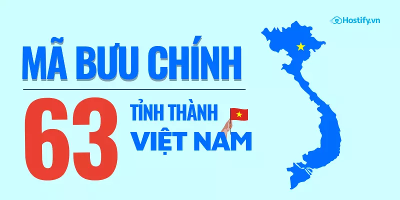 mã bưu chính 63 tỉnh thành