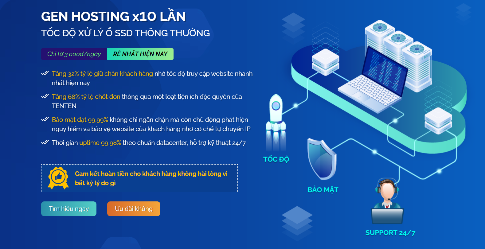 Top 10 dịch vụ hosting giá rẻ nhất Việt Nam 2024
