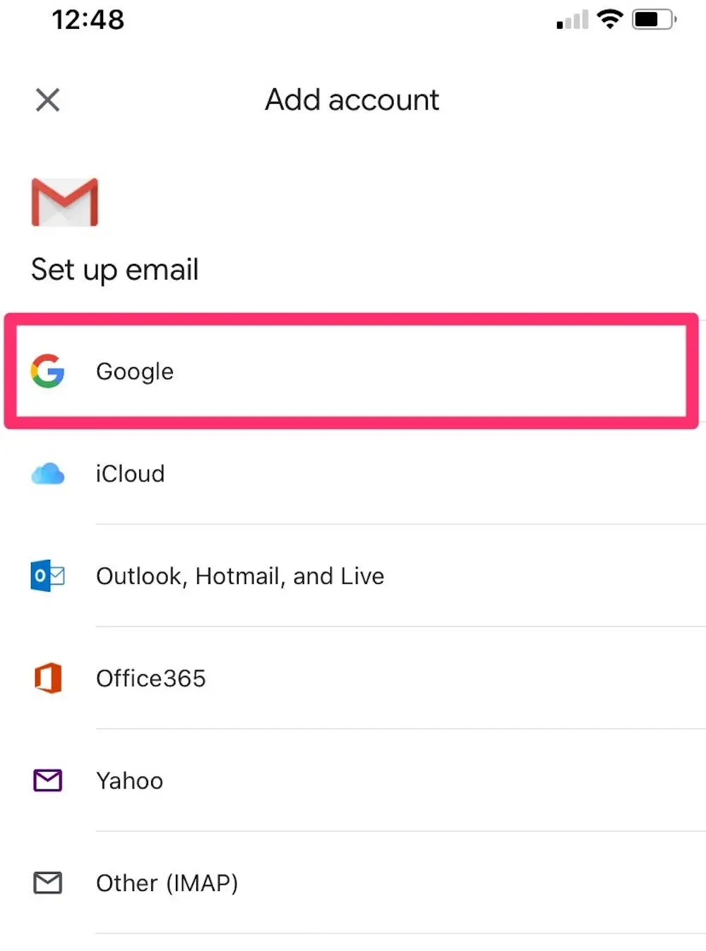 đăng nhập Google Mail 3