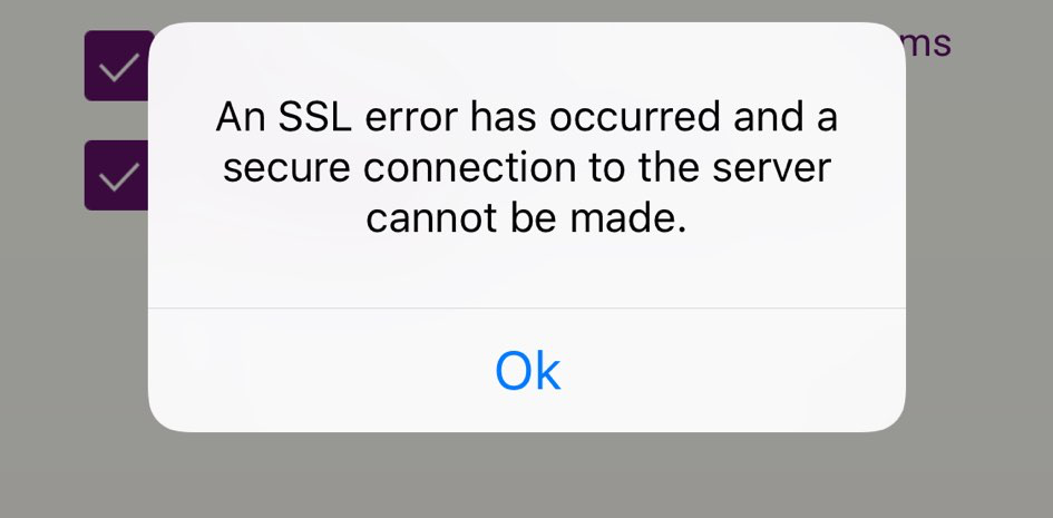 lỗi SSL trên điện thoại iPhone 2