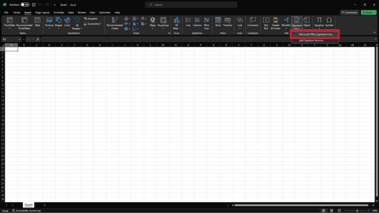 Hướng dẫn tạo chữ ký điện tử trong Excel