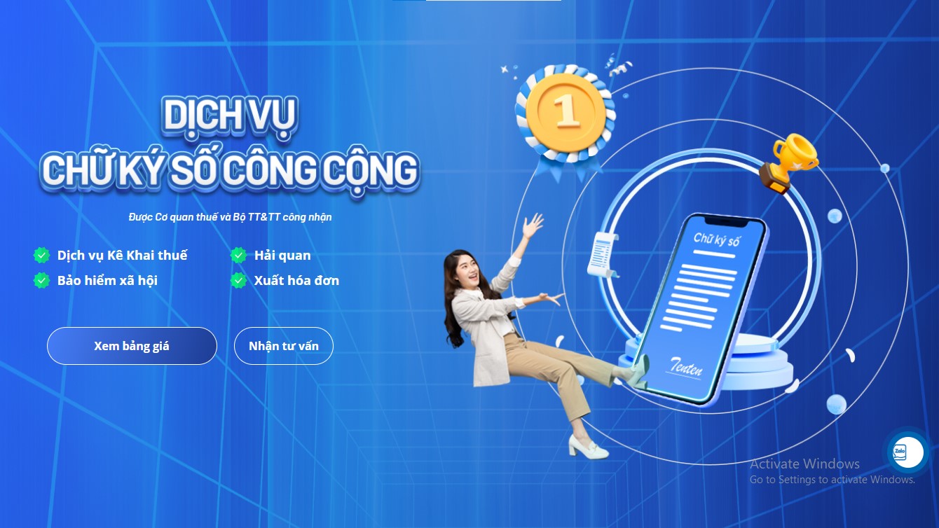 Chữ ký số token tại Tenten.vn - Giải pháp bảo mật giao dịch trực tuyến tối ưu