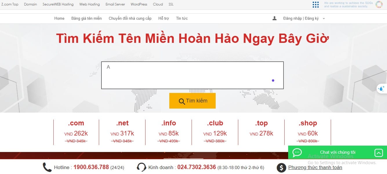 Nhà cung cấp tên miền Z.com