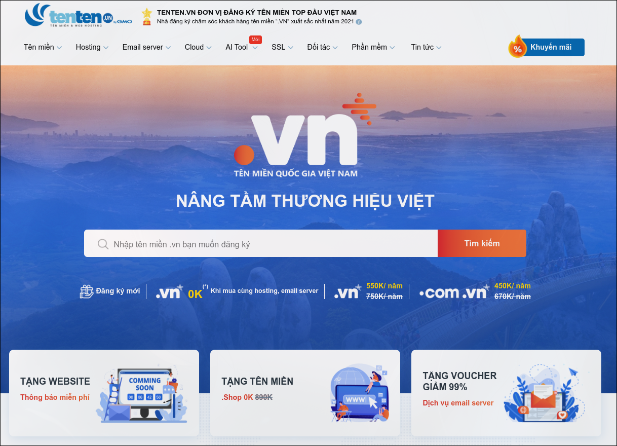phát triển tên miền .vn 1
