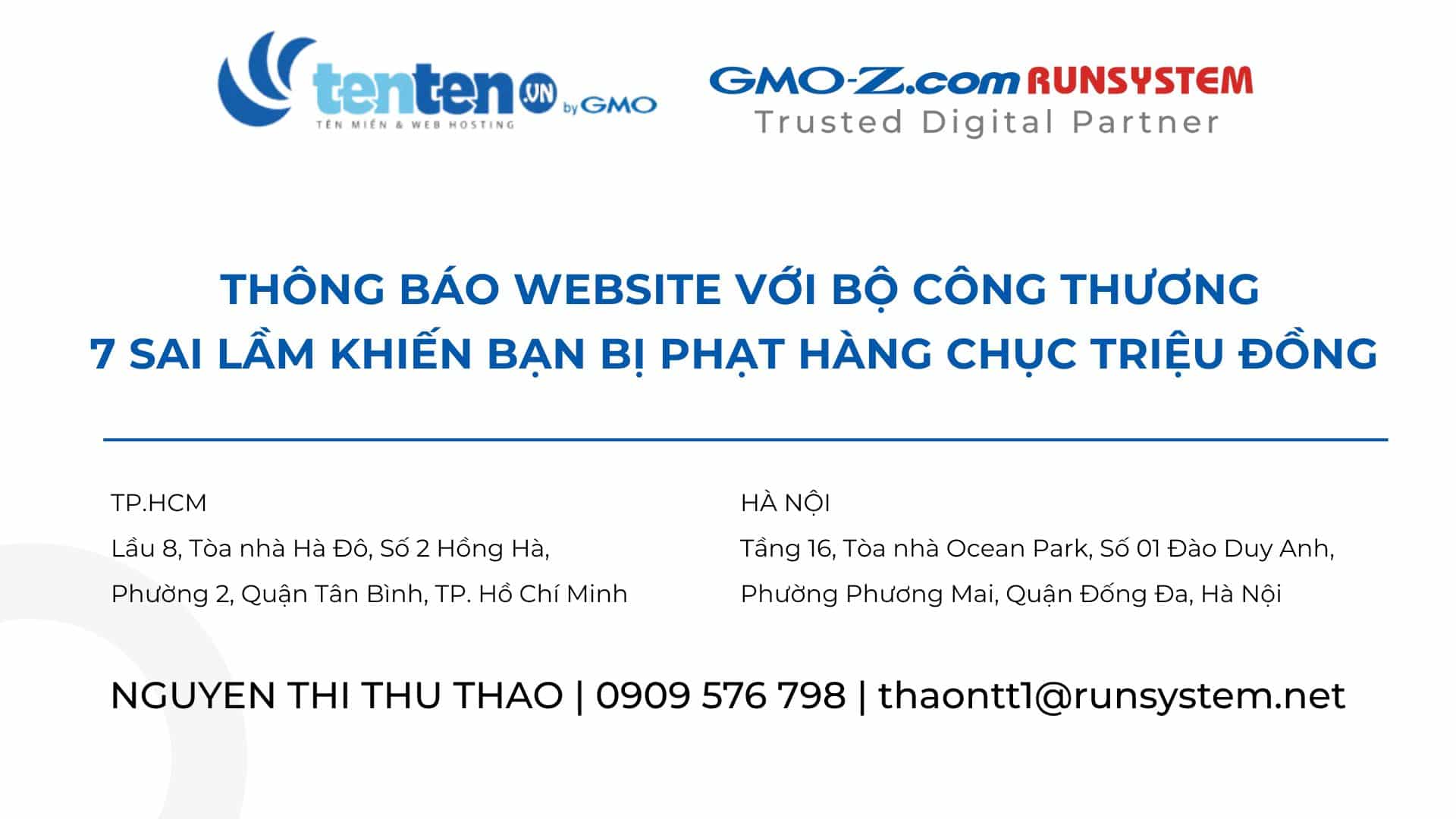 Thông báo website với Bộ Công Thương: 7 sai lầm khiến bạn bị phạt hàng chục triệu đồng